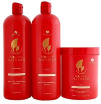 Kit de Tratamento Frutas Vermelhas Riquezas Naturais Hair Princess - 3 Passos Kit de Tratamento Frutas Vermelhas Riquezas Naturais Hair Princess - 3 Passos