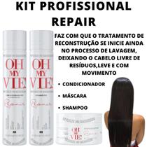 Kit De Tratamento Para Cabelos Danificados Reparação Total!!