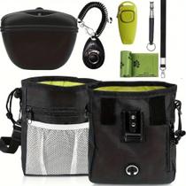 Kit De Treinamento Para Cães: Bolsa Para Petiscos, Clicker, Apito Silencioso 2 Em 1 E Sacos Para Kit De Treinamento Para Cães: Bolsa Para Petiscos, Clicker, Apito Silencioso 2 Em 1 E Sacos Para