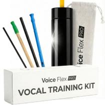 Kit de Treinamento Vocal VoiceFlexPro com Canudos e Garrafa de Água Camtoms Kit de Treinamento Vocal VoiceFlexPro com Canudos e Garrafa de Água Camtoms