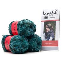 Kit de Tricô Cachecol Novità Scarf 100g - Lanafil