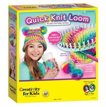Kit de tricô Creativity for Kids Quick Knit Loom Hat 7 anos ou mais Kit de tricô Creativity for Kids Quick Knit Loom Hat 7 anos ou mais