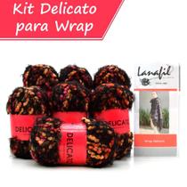 Kit de Tricô Wrap Delicato 100g - Lanafil