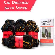 Kit de Tricô Wrap Delicato 100g - Lanafil