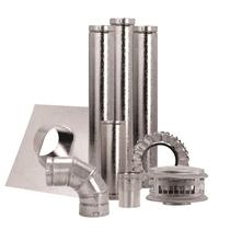 Kit de tubo de ventilação DuraVent 84" em alumínio GS