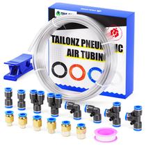 Kit de tubos de mangueira de ar TAILONZ PNEUMATIC 10 mm OD 6,5 mm ID