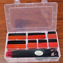 Kit de tubos termorretráteis Rocsuk 240 unidades com mini pistola de calor de 300 W Kit de tubos termorretráteis Rocsuk 240 unidades com mini pistola de calor de 300 W