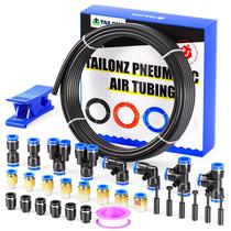 Kit de tubulação de ar de poliuretano TAILONZ PNEUMATIC 12mm OD 10m