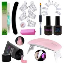 Kit De Unha Polygel Poligel Monomer Poli Gel Completo Dappen