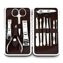 Kit De Unhas 12Em1 Completo Tesoura E Cortador Profissional