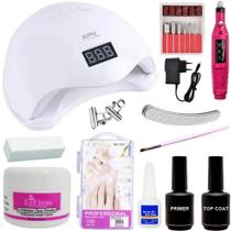 Kit de Unhas Acrifix Completo Lixadeira Elétrica J19 Kit de Unhas Acrifix Completo Lixadeira Elétrica J19