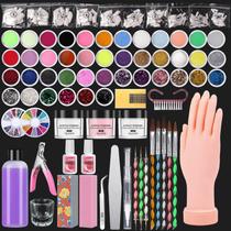 Kit de Unhas Acrílicas Deciniee com Ferramentas Práticas