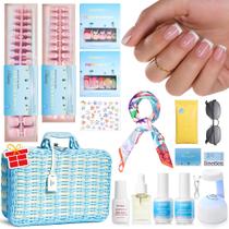 Kit de unhas beetles X Press Plus on Nails Summer Pretty Box