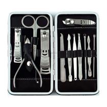 Kit de Unhas Completo Profissional com Cortador e Pinça 12 Peças