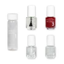 Kit de Unhas Dazzle Dry Mini 4 Passos - Sistema Fast Track Vermelho Cereja