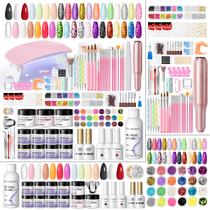 Kit de Unhas de Acrílico PEACECOLOR 11 Cores com Lâmpada UV e Lixadeira Kit de Unhas de Acrílico PEACECOLOR 11 Cores com Lâmpada UV e Lixadeira