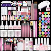 Kit de unhas de acrílico SAVILAND com furadeira UV Light