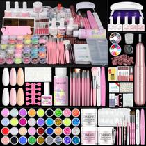 Kit de unhas de acrílico SAVILAND Essentials para iniciantes com lâmpada UV Kit de unhas de acrílico SAVILAND Essentials para iniciantes com lâmpada UV