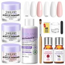 Kit de unhas de acrílico SAVILAND para iniciantes com pó acrílico e líquido
