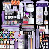 Kit de unhas de acrílico SAVILAND Professional com broca 120mL