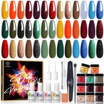 Kit de unhas Dip Powder Modelones Starter 20 cores com acessórios Kit de unhas Dip Powder Modelones Starter 20 cores com acessórios
