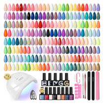 Kit de Unhas em Gel Phoenixy 71 Peças com Luz UV e 55 Cores Kit de Unhas em Gel Phoenixy 71 Peças com Luz UV e 55 Cores