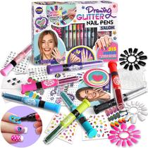 Kit de unhas FunKidz Ultimate 315 unidades com canetas de esmalte para meninas