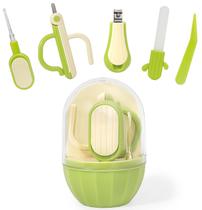 Kit de Unhas para Bebê Soltdsp 5 em 1 com Design de Cacto e Estojo
