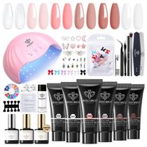 Kit de unhas Poly Extension Gel Modelones com lâmpada UV/LED de 48 W Kit de unhas Poly Extension Gel Modelones com lâmpada UV/LED de 48 W