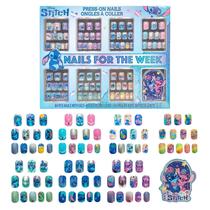Kit de Unhas Postiças Townley Girl Disney Stitch, 84 Peças