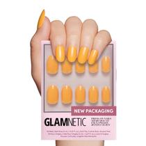 Kit de unhas Press On Nails Glamnetic Sunset Orange Short Round 30 Kit de unhas Press On Nails Glamnetic Sunset Orange Short Round 30