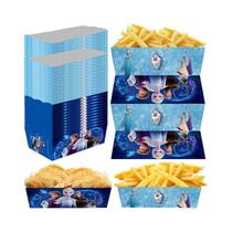 Kit De Utensílios De Festa Frozen Princesa Anna E Elsa Para Aniversário Infantil Com Doces, Lanches