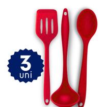 Kit de Utensilios de Silicone Maciço Resistente a Alta Temperatura Bonito Prático Kit de Utensilios de Silicone Maciço Resistente a Alta Temperatura Bonito Prático