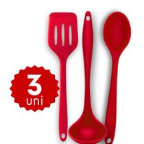Kit de Utensilios de Silicone Maciço Resistente a Alta Temperatura Bonito Prático Kit de Utensilios de Silicone Maciço Resistente a Alta Temperatura Bonito Prático