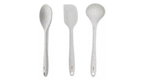 Kit de Utensílios em Silicone, Espátula, concha e Colher Vanilla BRINOX Kit de Utensílios em Silicone, Espátula, concha e Colher Vanilla BRINOX