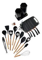 Kit De Utensílios Para Cozinha Em Silicone 18 Pecas Kit De Utensílios Para Cozinha Em Silicone 18 Pecas