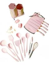 Kit De Utensílios Para Cozinha Em Silicone 21 Peças