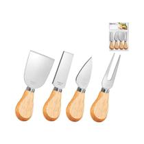 Kit De Utensílios Para Queijo Inox 4 Peças Gourmet Jogo Kit De Utensílios Para Queijo Inox 4 Peças Gourmet Jogo