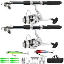 Kit de Vara de Pesca Telescópica MNCIRISETOU 2,1 m Kit de Vara de Pesca Telescópica MNCIRISETOU 2,1 m