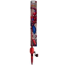 Kit de Vara e Molinete de Pesca Shakespeare Marvel Homem-Aranha 76 cm