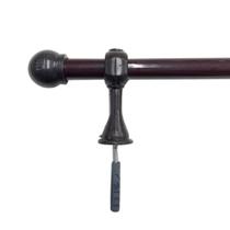 Kit de Varão para Cortina Simples 1,50mts metros 19mm Aço de Ferro - Várias Cores