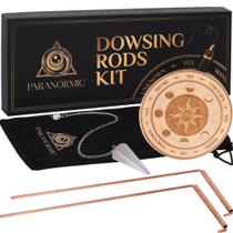 Kit de varas radiestésicas PARANORMIC Copper Spiritual com pêndulo Kit de varas radiestésicas PARANORMIC Copper Spiritual com pêndulo