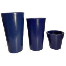 Kit de Vasos Decorativos Lisos para Plantas Casa e Jardim - Alpe & Aritana