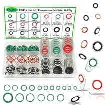 Kit de vedação A/C Lucstar 195PCS com kit de sortimento AC O Ring Kit de vedação A/C Lucstar 195PCS com kit de sortimento AC O Ring