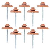 Kit de Vedação e Fixação para Telha Plan Cerâmica com 10 Peças - 081180630021 - PERMATTI Kit de Vedação e Fixação para Telha Plan Cerâmica com 10 Peças - 081180630021 - PERMATTI