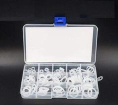 Kit de vedação O-Ring Ochoos 225 unidades de borracha de silicone transparente de qualidade alimentar Kit de vedação O-Ring Ochoos 225 unidades de borracha de silicone transparente de qualidade alimentar