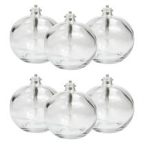 Kit De Velas Lamparina 100ml De Vidro Para Jantar Romantico - 6 Unidades Kit De Velas Lamparina 100ml De Vidro Para Jantar Romantico - 6 Unidades