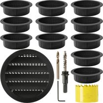 Kit de Ventilação Calvana com 12 Coberturas Plásticas com Veneziana de 51 mm