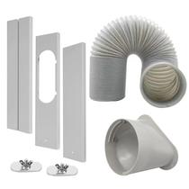 Kit de ventilação de janela de ar condicionado portátil com 15 cm de diâmetro Kit de ventilação de janela de ar condicionado portátil com 15 cm de diâmetro