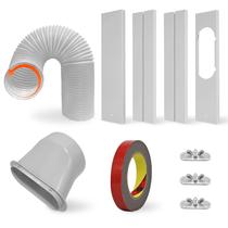 Kit de ventilação de janela de ar condicionado portátil com mangueira de 150 cm Kit de ventilação de janela de ar condicionado portátil com mangueira de 150 cm